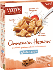 Image: Van's Gluten Free Cereal - Cinnamon Heaven