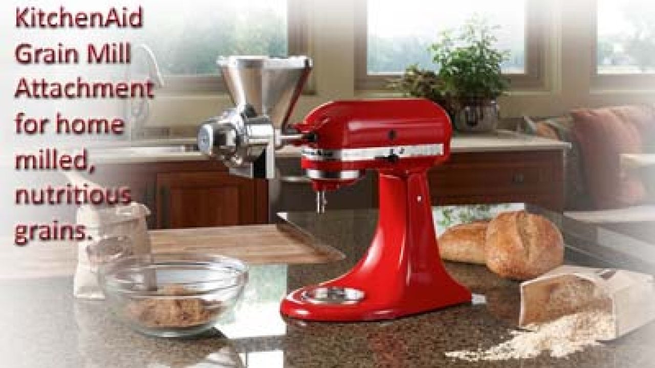 KitchenAid Grain Mill Attachment Review and Benefits of Grinding Gluten  Free Grain