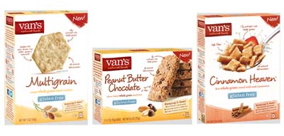 Image: Van's Gluten Free Snacks and Cereal