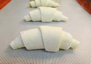 Image: Gluten Free Phyllo Dough Rolled Into Croissants