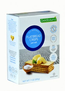 Image: Goldbaum's Gluten Free Crackers - Just Salt