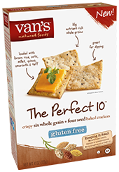 Image: Van's Perfect 10 Whole Grain Gluten Free Crackers