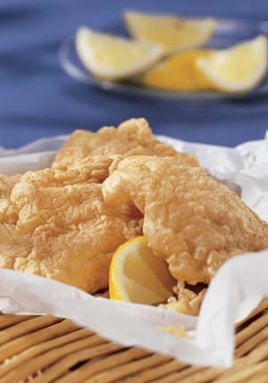 Image: Fish Fried in Gluten Free Fish Batter