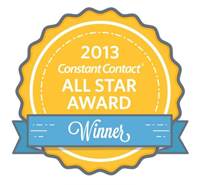 Constant Contact Newsletter Award Winner