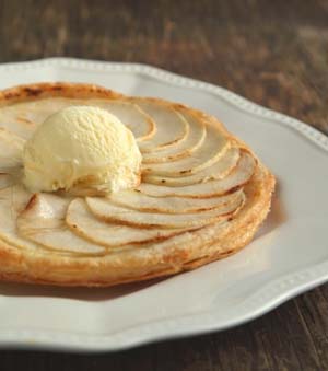 Gluten Free Apple Tart with French Vanilla Ice Cream