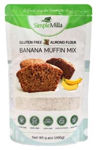 Simple Mills Gluten Free Banana Muffins