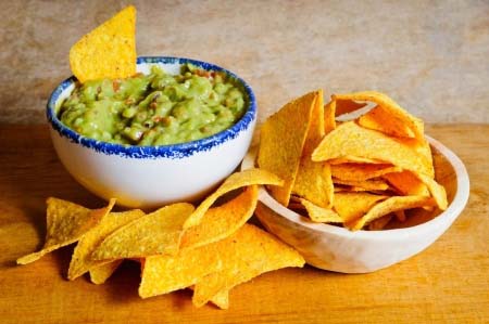 Gluten Free Guacamole and Chips