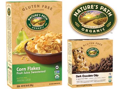Nature's Path Gluten Free Cereal and Snack Bars