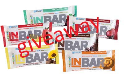 InBar Gluten Free Low Carb Bars Giveaway
