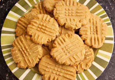 Flourless Gluten Free Coconut Peanut Butter Cookies