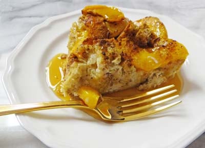 Peaches & Cream Gluten Free Breakfast Bake