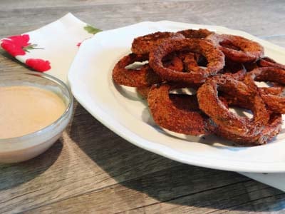 Crunchy Baked Gluten Free Onion Rings