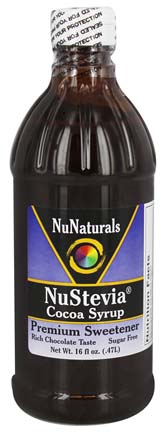 NuNaturals Nu Stevia Cocoa Syrup