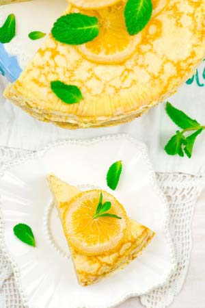 Gluten Free Lemon Crepes