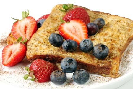 Gluten Free French Toast and Fruit