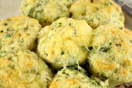 Gluten Free Spinach and Cheese Biscuits