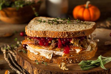 Gluten Free Leftover Turkey Sandwich