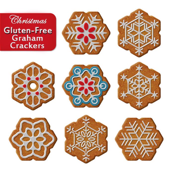 Snowflake Gluten Free Graham Crackers