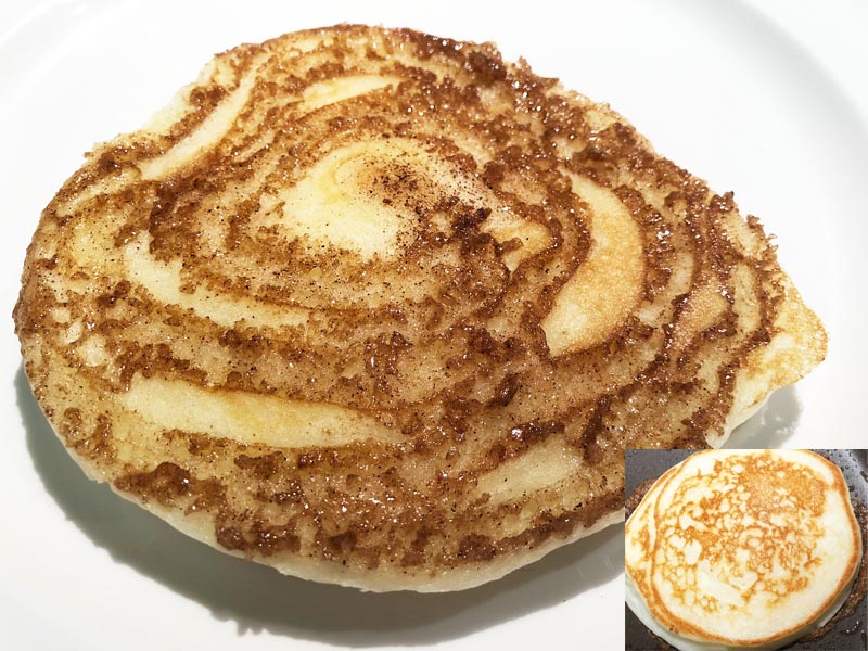Gluten Free Cinnamon Roll Pancake Recipe