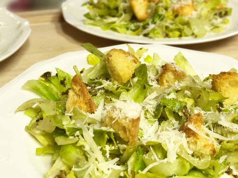 Gluten Free Basil Caesar-Style Salad
