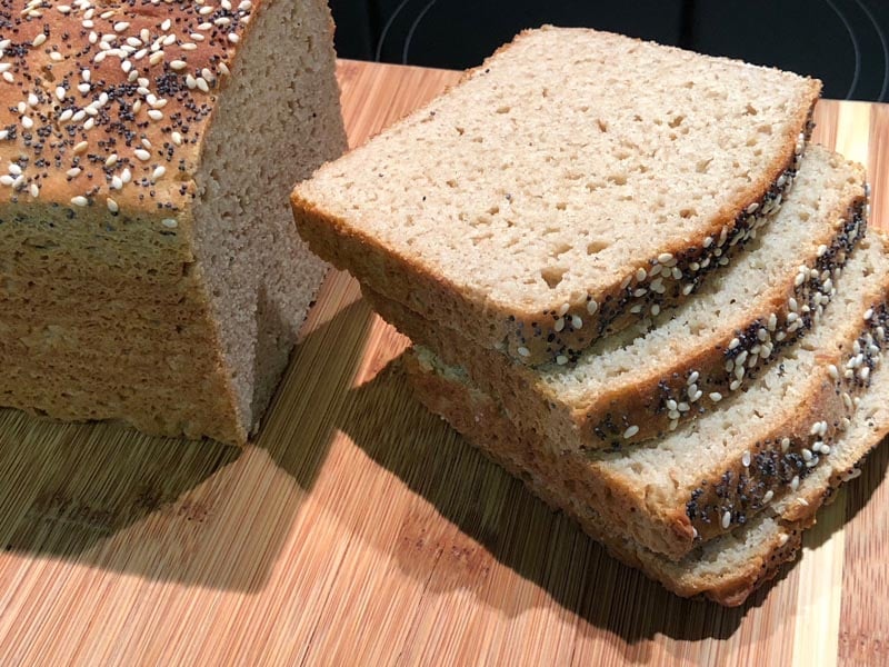 Homemade Gluten Free Whole Grain and Ancient Grain Bread