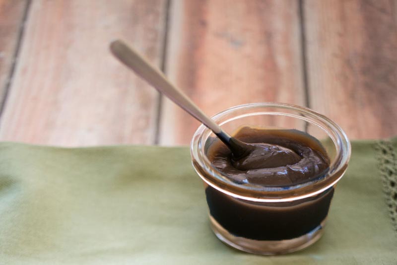 Chocolate Dulce de Leche Made in a Microwaved