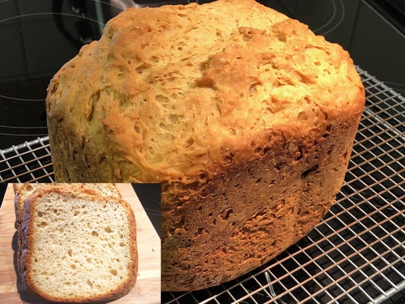 Gluten Free Bread Recipe Without Flaxseed Meal (Machine or Oven)