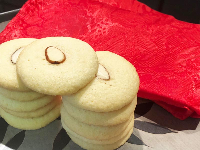 Gluten Free Chinese Almond Cookies - Almond Wafers