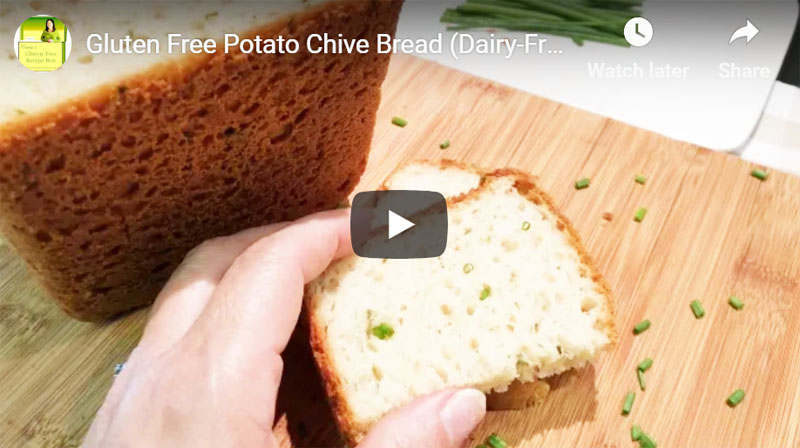Video Image of Gluten Free Potato Chive Bread