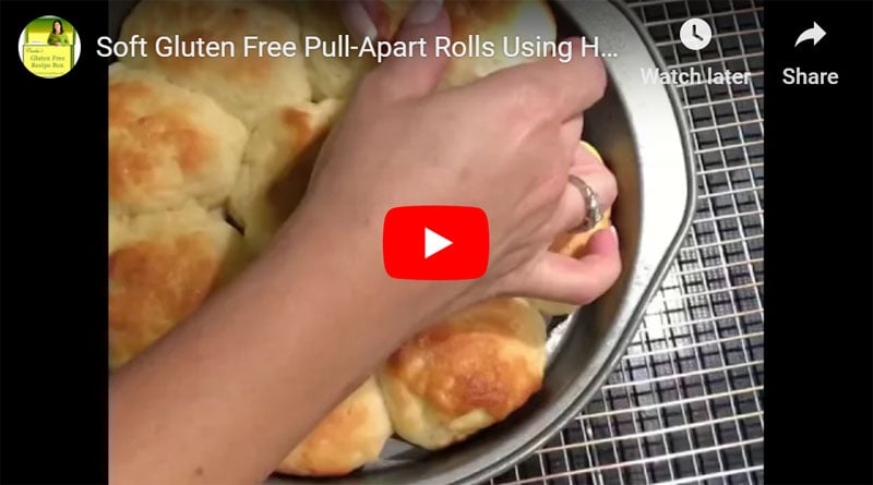 Screenshot of Gluten Free Pull Apart Rolls Video