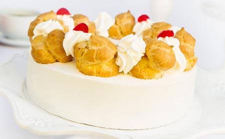 Saint Honore Cake - Victoria Pastry