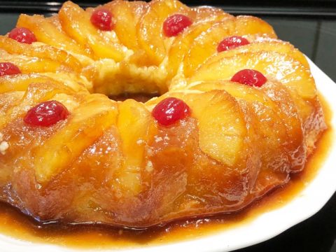 Photo of a Gluten Free Pineapple Upside Down Cake