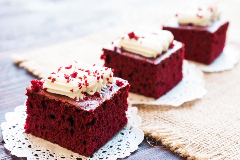 Gluten Free Red Velvet Snack Cake