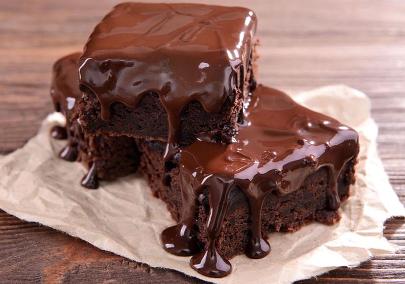 Dairy Free Chocolate Icing Over Brownies