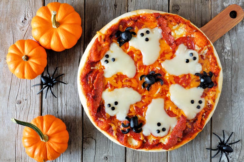 Gluten Free Halloween Pizza
