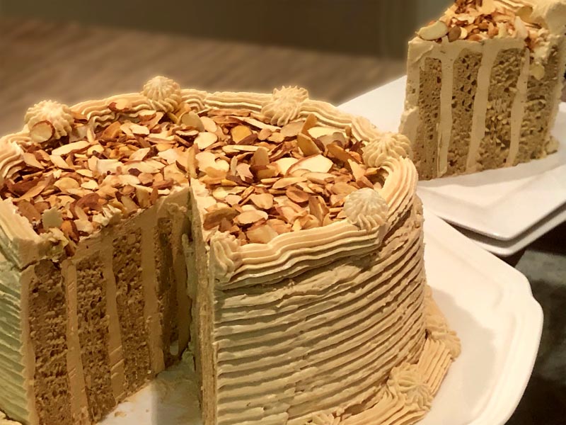 Gluten Free Vertical Layer Cake