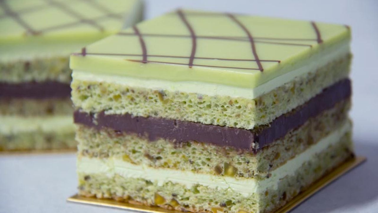 Gluten Free Pistachio Cake -Naturally Colored and Flavored