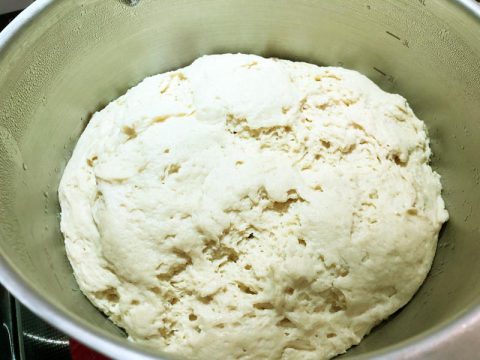 Gluten Free Rolls Dough After Second Rise