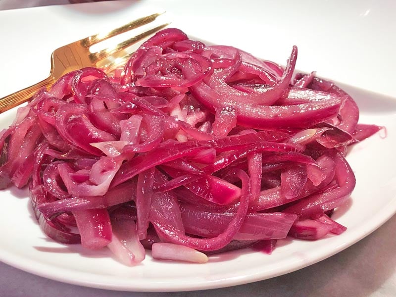 Caramelized Red Onions with Balsamic or Red Wine
