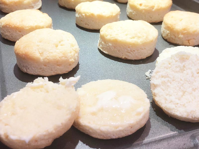 Gluten Free Biscuits with Powdered Buttermilk