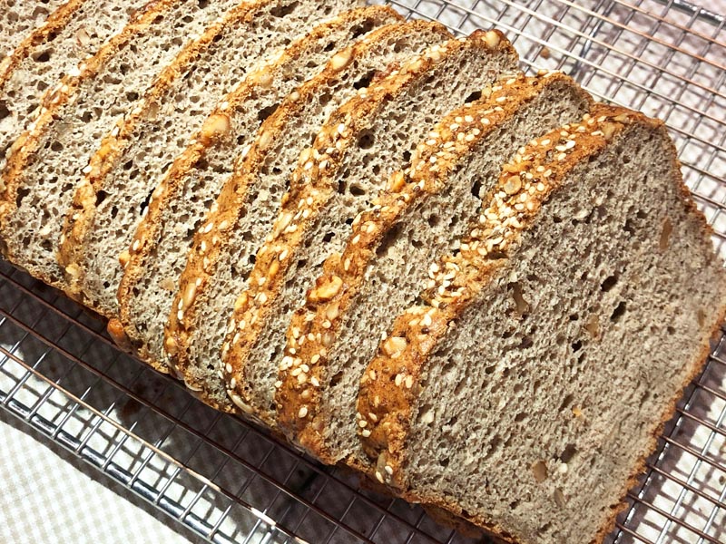 Gluten Free Buttermilk Seed Bread
