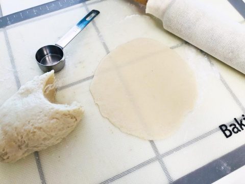Rolled Out Gluten Free Lefse Dough